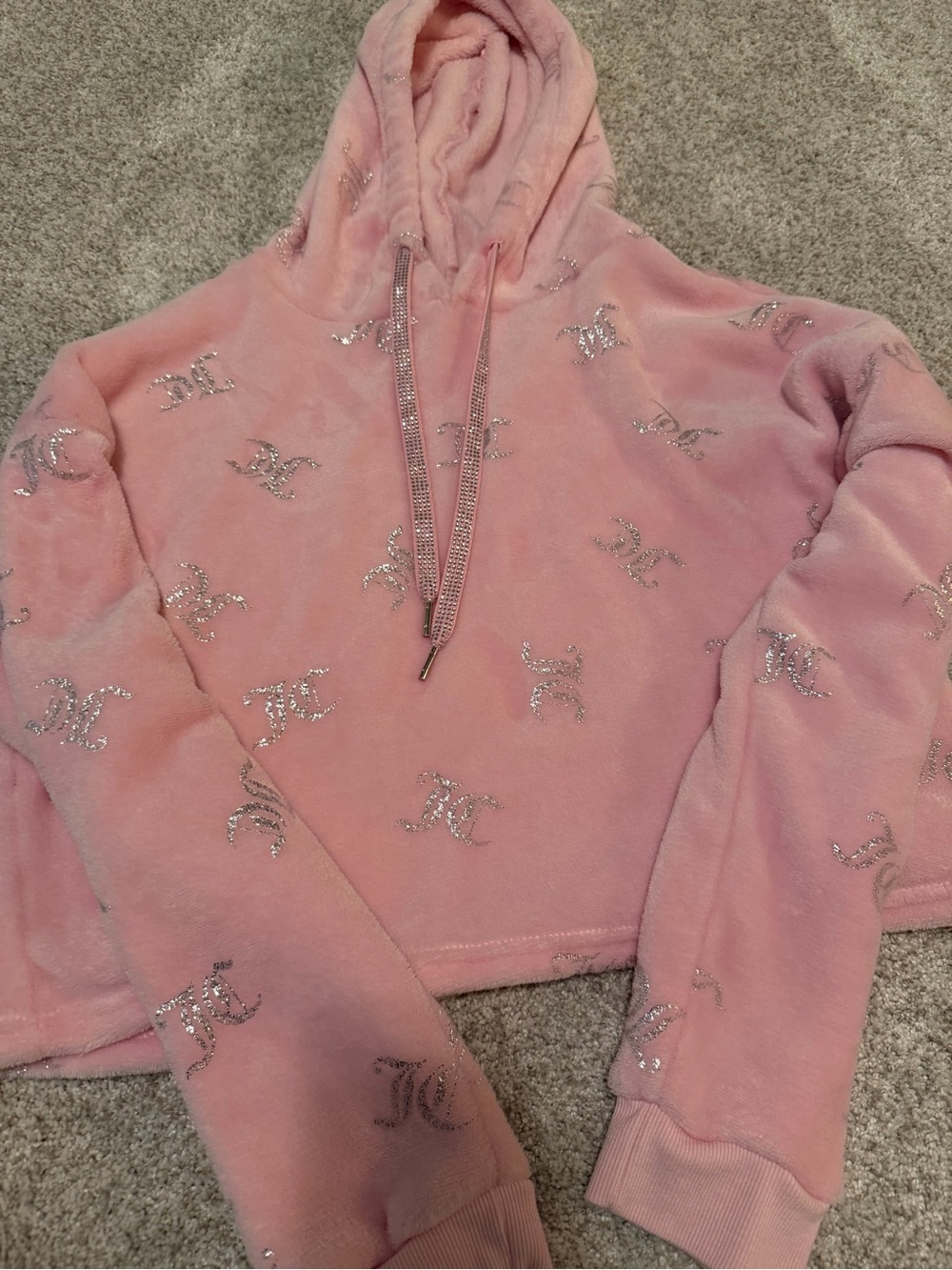Juicy Couture Pink Plush Sleepwear Top